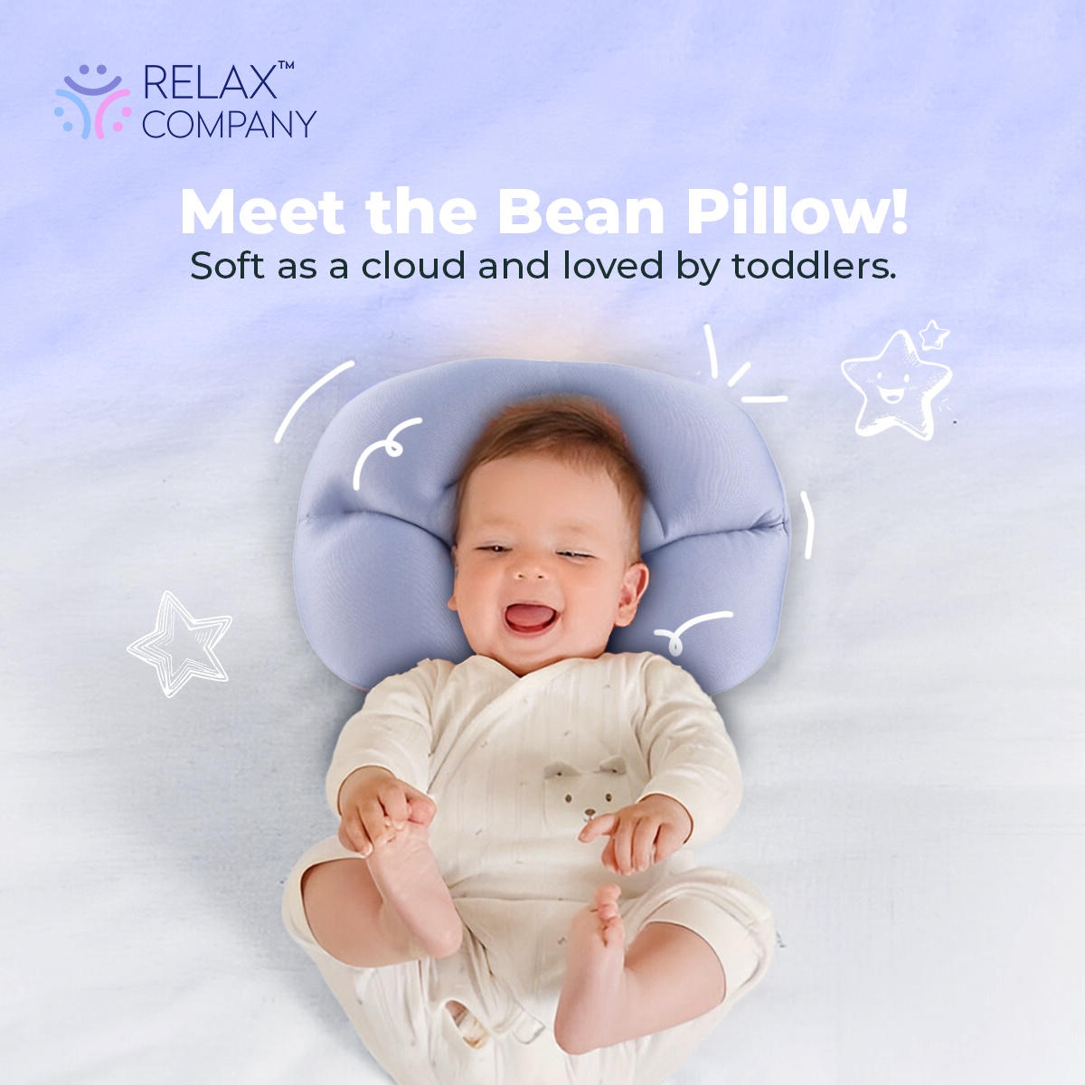 Ultimate Bean Baby Pillow RelaxCompany