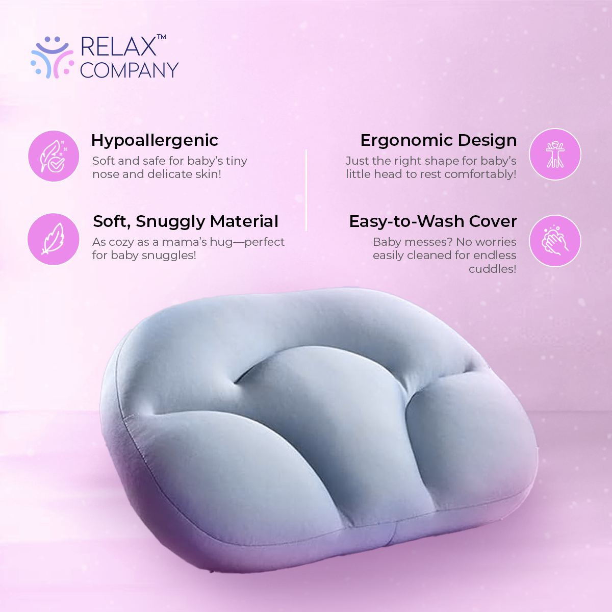 Ultimate Bean Baby Pillow